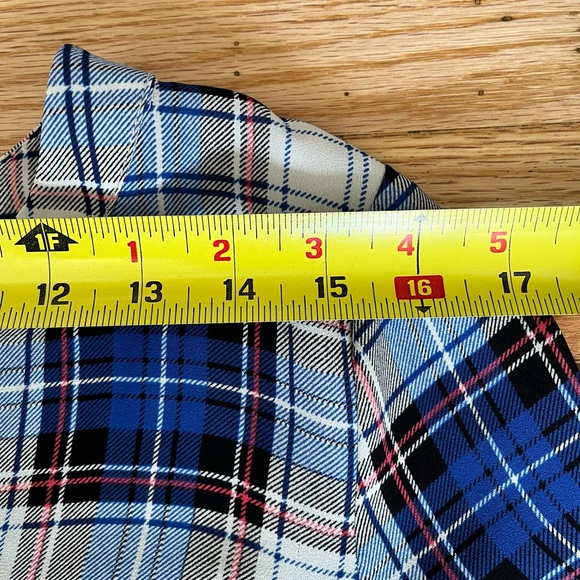 Stitch Fix SKIES ARE BLUE plaid shirt - Picture 4 of 6